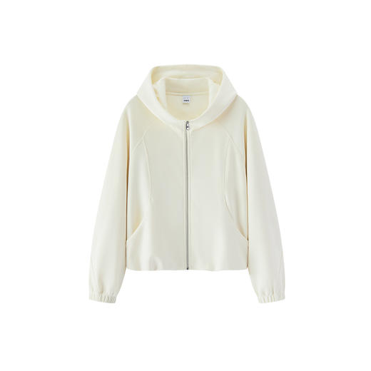 商场同款|森马外套女春插肩袖连帽花苞2026新款休闲百搭气质夹克 商品图4