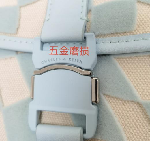 1004615667213  CHARLES&KEITH 女士棋盘格链条手提斜挎包 商品图6