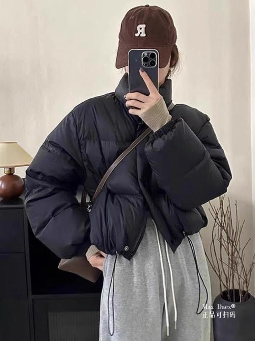 撤柜清仓轻奢品牌扫码Max Daex®六色短款棉服外套高品质 小羽绒棉版型短款穿着就是很轻便很自在，非常显高，高个子小个子都可以WAN美驾驭的! 短款棉服上身特别好看，360度无死角 商品图10