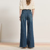 三彩2026春季新款显瘦高腰牛仔裤微喇裤休闲长裤垂感喇叭裤M 商品缩略图3
