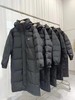 D122611精典简约基础款印花长款连帽羽绒服男女同款 商品缩略图5