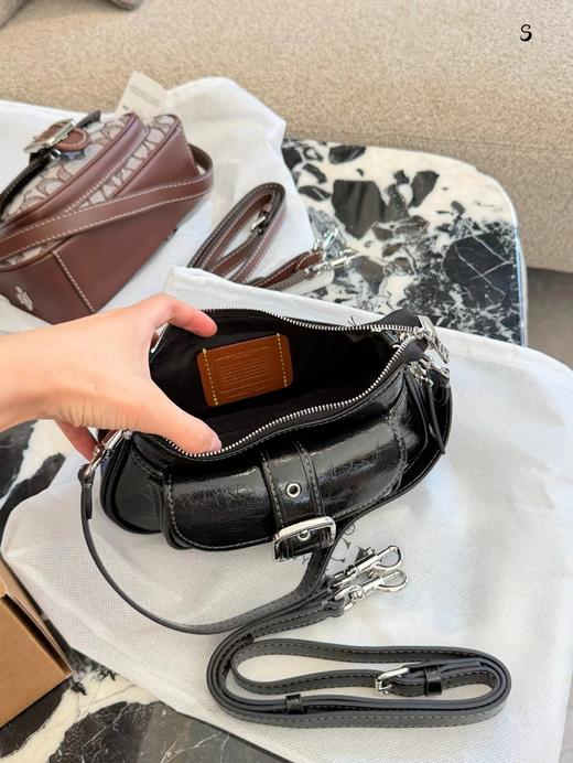 D122637可调节肩带腋下包法棍包单肩斜挎包 商品图3