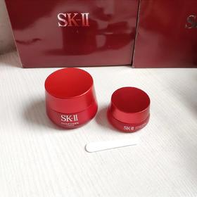 D122615大红瓶磨砂版大眼眼霜/面霜两件套水润紧致BlingBling大眼时刻在线