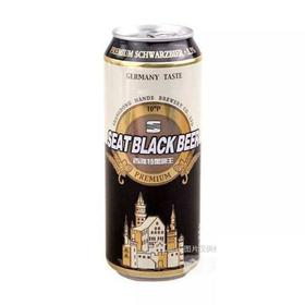 百士500ml西雅特黑啤王啤酒