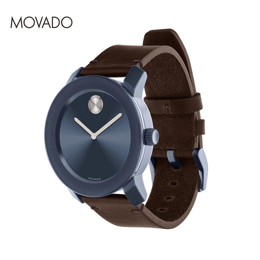 HY3600461WB 摩凡陀MOVADO 瑞士手表摩凡陀Bold系列皮带简约瑞士石英手表男 商品图1