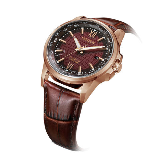 VIP-BX1009-10X 西铁城Citizen 西铁城光动能时尚潮流皮带防水情侣款（需单独购买） 男表单只【可能没电】 商品图1