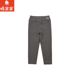 棉果果春季新品女童空气棉灰色打底裤M122206426134