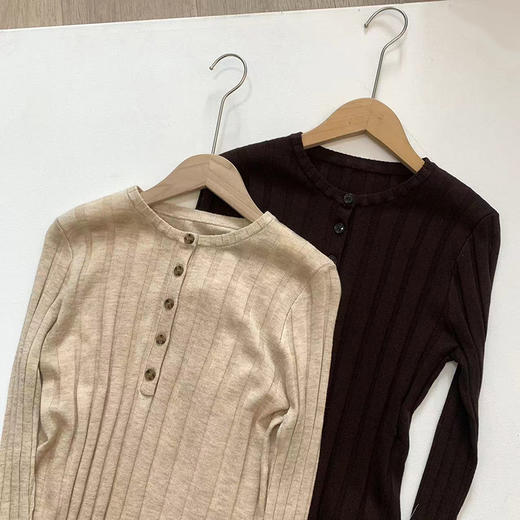 代工厂跟单出！小禾100绵羊毛坑条针织衫！ 商品图10