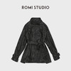 ROMI STUDIO澳大利亚进口羊皮丝绸感插肩袖立领皮衣 RWCAS87384 商品缩略图0