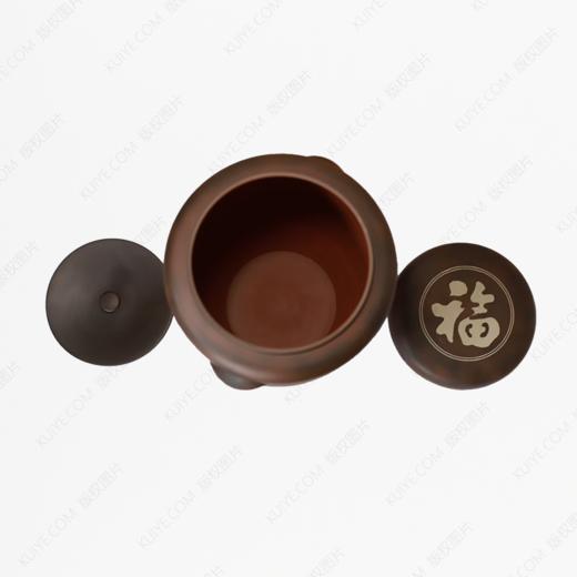 纯手工拉坯五色泥紫陶福寿大坛（彩填）骨灰坛骨灰罐骨灰盒寿盒 商品图1