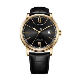 SHNJ0133-12E 西铁城Citizen 西铁城自动机械表商务皮带手表男表NJ0133-12E