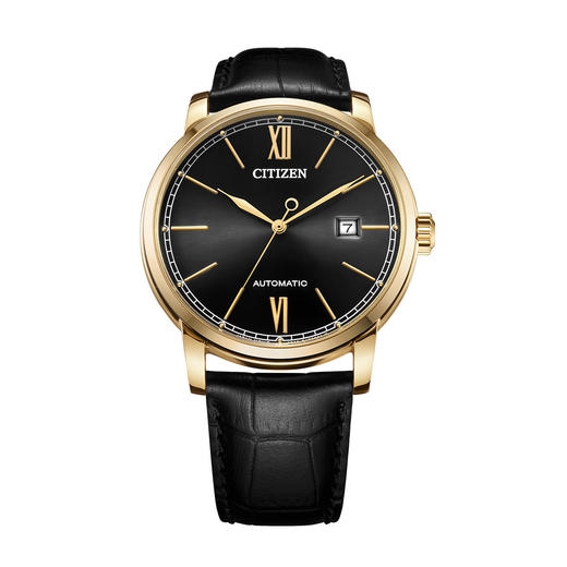 SHNJ0133-12E 西铁城Citizen 西铁城自动机械表商务皮带手表男表NJ0133-12E 商品图0