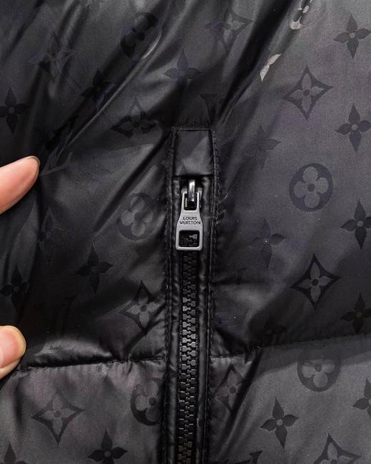 D122632满印拼接老花logo运动款加厚连帽羽绒服 商品图9