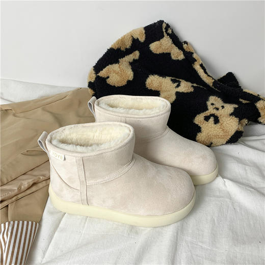 【YW】无忧购大土豆雪地靴女加绒女鞋子厚底保暖勃肯棉鞋3506M（现货48小时内发货) 商品图2