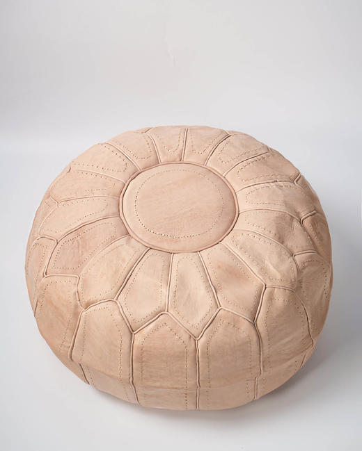 伽罗 JALO 摩洛哥进口手工制作圆形羊皮坐墩 商品图4