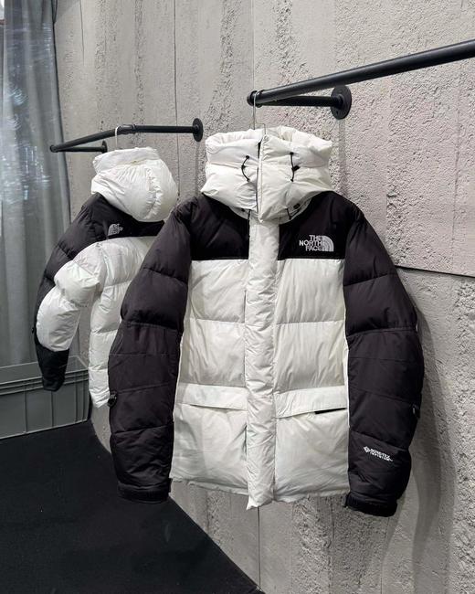 D122622情侣款连帽防水防风立体裁剪鸭绒羽绒服 商品图1