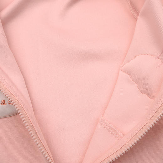 棉果果春季新品女童针织纯棉卡通可爱立体图案针织连帽外套M122100226103 商品图6