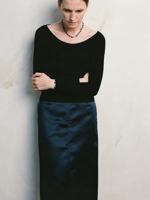 ABOAB｜Skipping Necklace [ 项链 银 +青金石 ]【WITHIN THE HORIZON】 商品图1