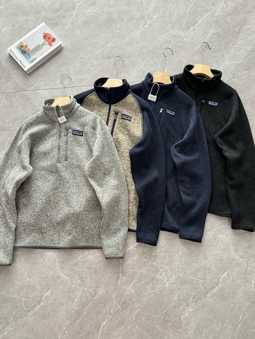 巴塔哥尼亚PATAGONIA 男款半拉链抓绒保暖套头卫衣 商品图0