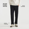 墨麦客男装字母压花休闲裤男2025冬新款松紧腰磨毛男士裤子91429 商品缩略图2