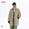 BJHG不计后果风衣外套男款春季潮牌翻领夹克慵懒韩式中长款大衣女 商品缩略图0