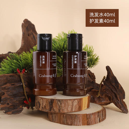 瑰柏松乌木沉香洗发水沐浴露旅行套装檀香小瓶便携小样酒店同款 商品图4