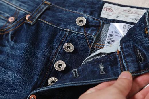 D122635秋新品男士海鸥印花修身直筒牛仔裤 商品图3