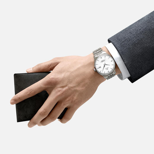 TWTC1611630-1 天王TIAN WANG 爆款商务】防水机械一表两戴钢带品牌手表男士昆仑系列送礼可刻字 商品图2