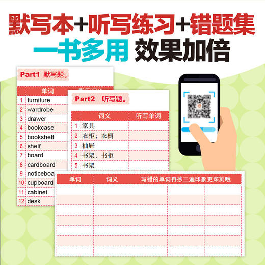 PET词汇抗遗忘默写本 商品图3