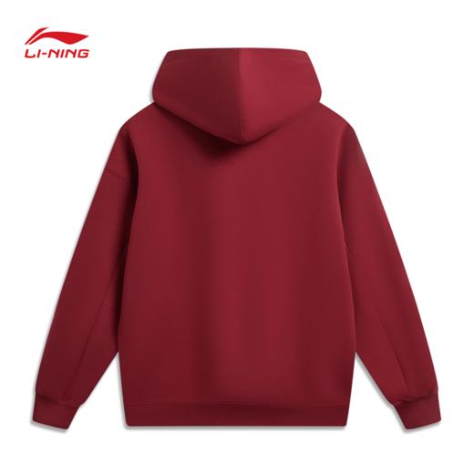 李宁反伍BADFIVE男子立体裁剪宽松套头连帽卫衣AWDW025 商品图3