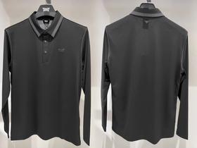 新款男士冰丝防晒长袖上衣来啦！珠地快干功能面料搭配🧊冰丝长袖Polo衫，立体合身裁剪，上身舒适清爽！