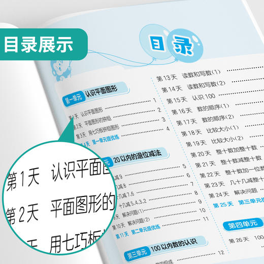 2026春【人教版】口算题卡 1~6年级下 商品图2