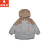 棉果果春季新品男童涤丝纺纯棉内里拼色洋气连帽风衣M112100326149 商品缩略图2