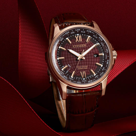 VIP-BX1009-10X 西铁城Citizen 西铁城光动能时尚潮流皮带防水情侣款（需单独购买） 男表单只【可能没电】 商品图3