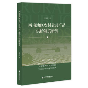 西南地区农村公共产品供给制度研究