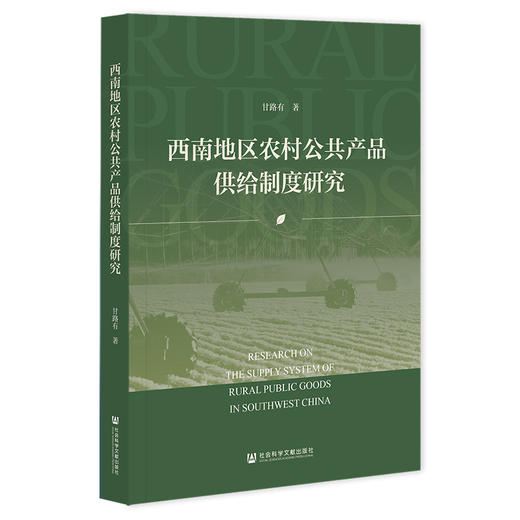 西南地区农村公共产品供给制度研究 商品图0