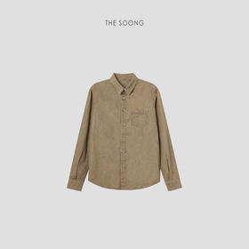 THESOONG26s早春新款经典棉质百搭挺括感翻领衬衫外套HBCS7274