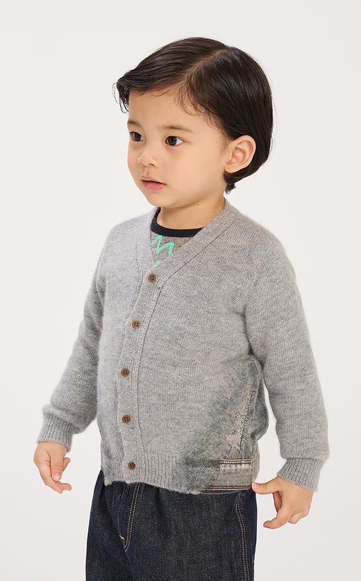 jnby   26年春款  短款开襟毛衫  YQ1311090 商品图3