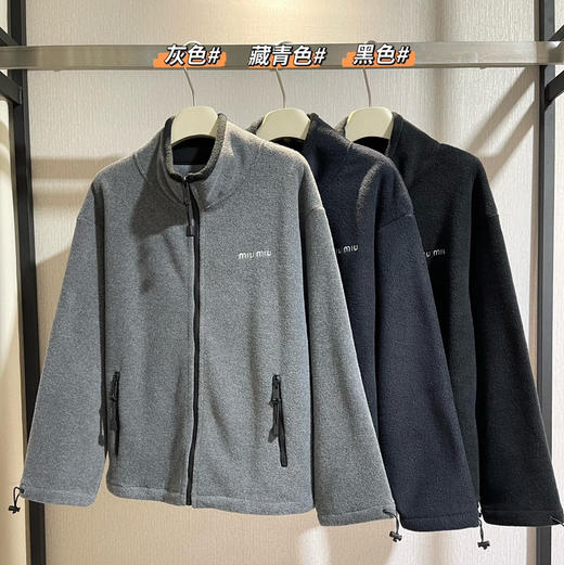 Miu家男女款小标抓绒外套122601 商品图4