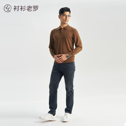 【精织一号】100%绵羊毛翻领毛衣247X0P726L[门店专款] 商品图2