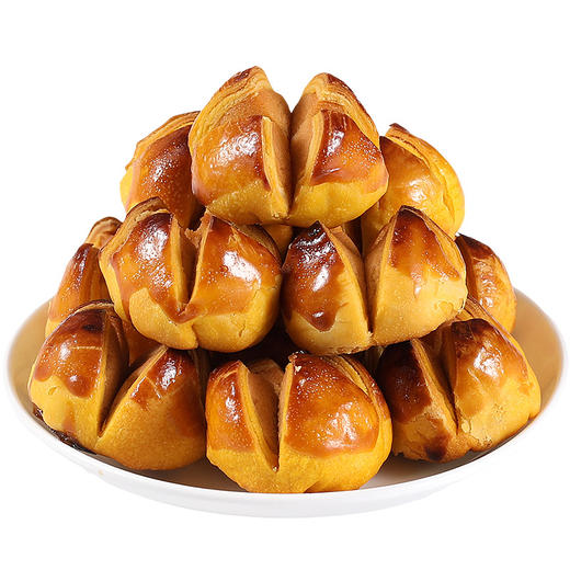 【传统美食❗️咸蛋黄开口酥】甄选品质原料制作，传统工艺用心烘培，添加咸香蛋黄，层层酥皮/内陷软糯，早餐代餐下午茶点心休闲小吃糕点L 商品图4