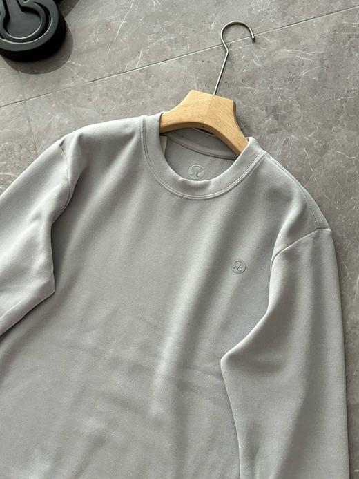 露露LULU茉莉花因子粗针羊绒卫衣男款针织上衣运动衫 商品图6