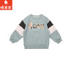 棉果果春季新品男童纯棉小线圈字母印花圆领套头卫衣M112180226155 商品缩略图0