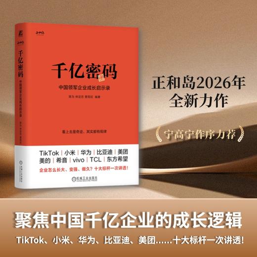 千亿密码：中国领军企业成长启示录 商品图0