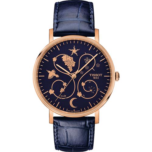 HCT1094103604100 天梭TISSOT 天梭魅时系列瑞士沃韦酿酒节特别款中性石英腕表 商品图0