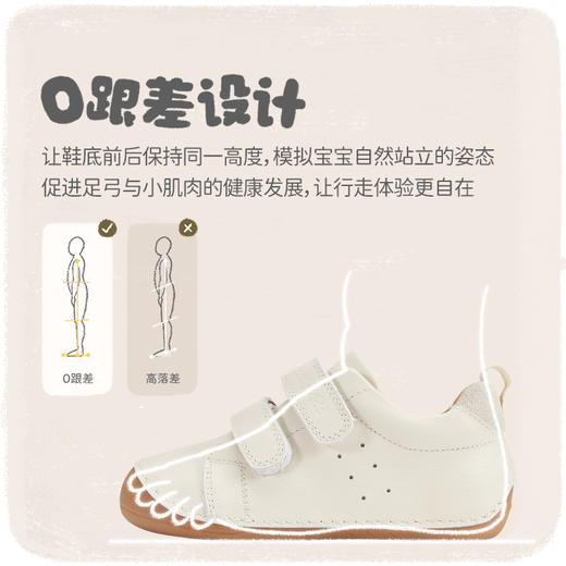 特惠秒杀woollykids小羊沃利澳洲牛皮男女童加宽包头防滑童鞋 商品图4