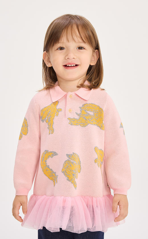 jnby  26年春款  长袖毛衫连衣裙  YQ1G11420 商品图6