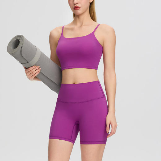 跃牌【欲动春风】系列 紧身瑜伽短裤女夏高腰提臀运动短裤透气女跑步健身短裤52443 商品图3