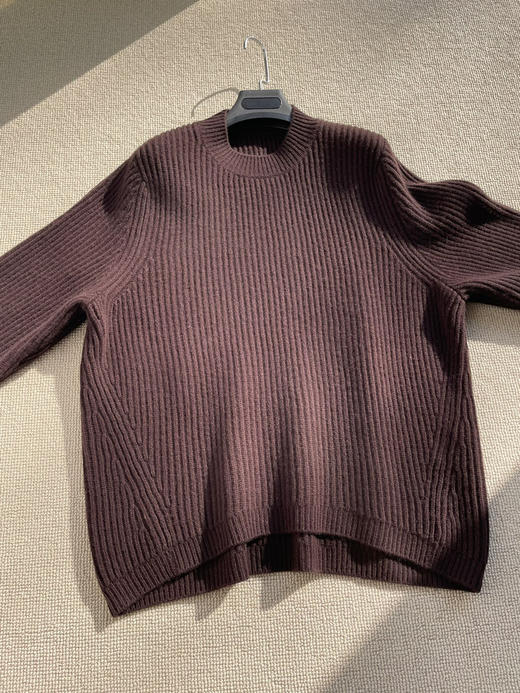 1226-9 uma/1436联名系列羊绒圆领长袖套衫 商品图7