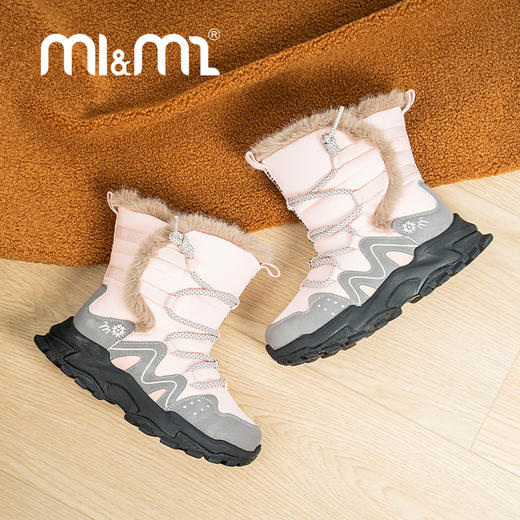 M1M2反光绑带雪地靴M542A3075 商品图3